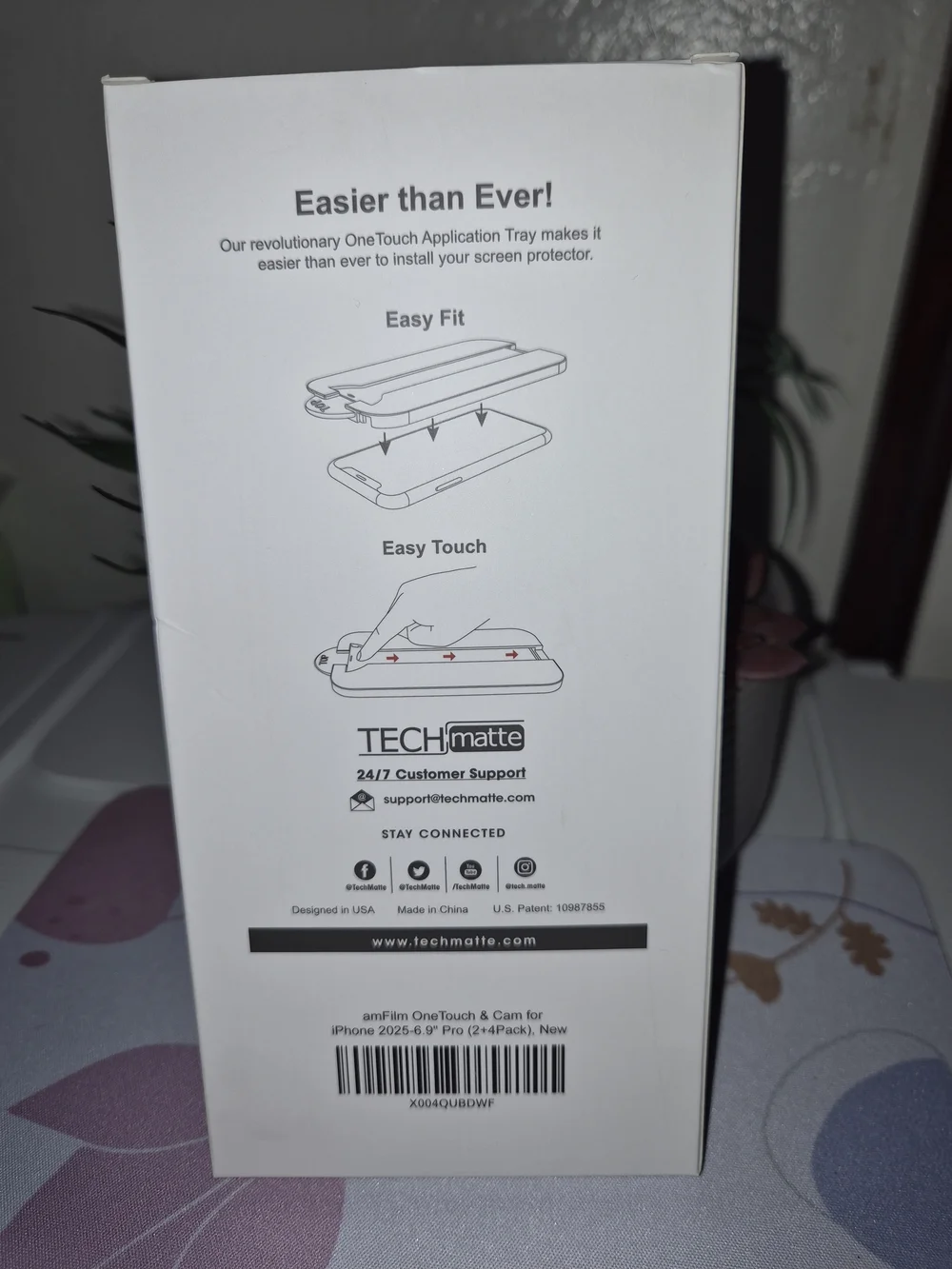 Tempered Glass Screen Protector for iPhone 17 Pro Max (6.9